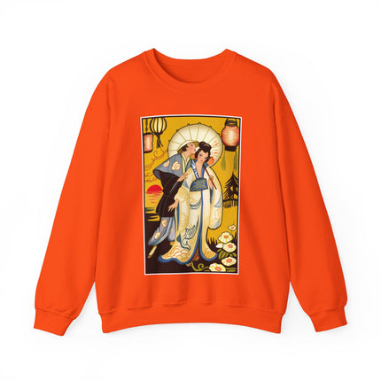 Golden Embrace Heavy Blend™ Crewneck Sweatshirt