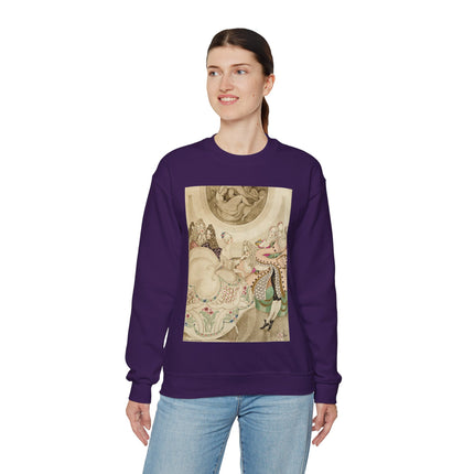 Sur talons rouges (On Red Heels) pl 01 by Gerda Wegener Heavy Blend™ Crewneck Sweatshirt