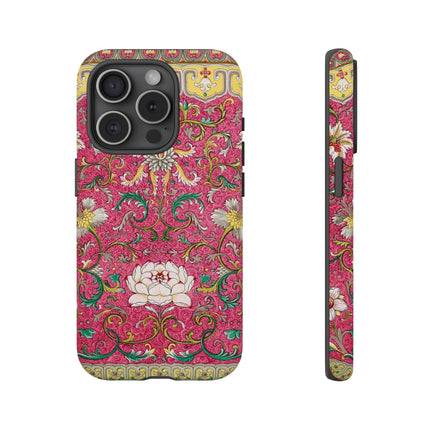 Pink Floral Pattern by Owen Jones Phone Cases
