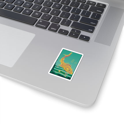 Golden Serenity Kiss-Cut Stickers (4 Sizes)