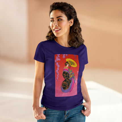 Enchanting Geisha Women's Midweight Cotton Tee