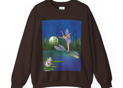 Fairy on a Dragonfly Heavy Blend™ Crewneck Sweatshirt