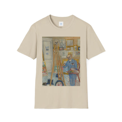 The Skeleton Painter by James Ensor Softstyle T-Shirt
