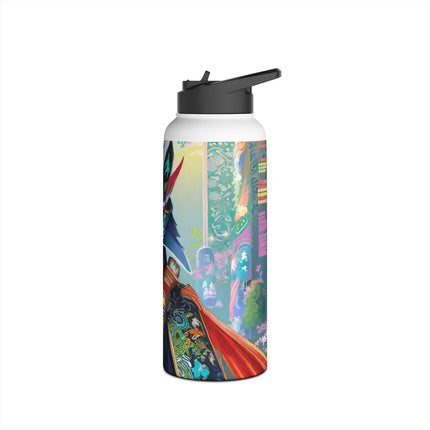 Cyberpunk Samurai Stainless Steel Water Bottle