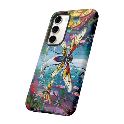 Neon Swarm Phone Cases