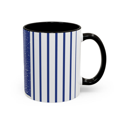 Snowman in Falling Snow Colorful Mugs (11oz, 15oz)