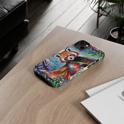Cybernetic Red Panda Phone Cases