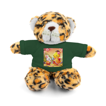 Whimsical Springtime Exchange Stuffed Animals with Tee
