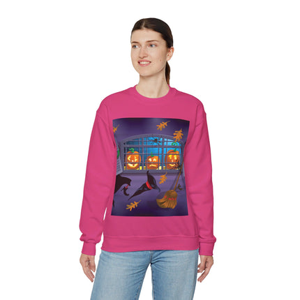 Whimsical Halloween Mischief Unisex Heavy Blend™ Crewneck Sweatshirt