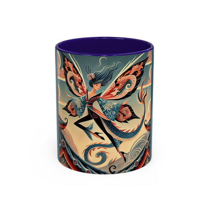 Dragon Fairy of the Temple Colorful Mugs (11oz, 15oz)