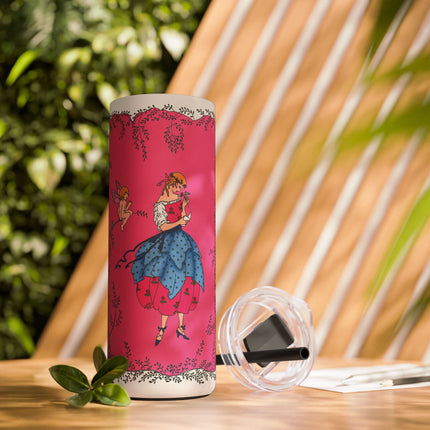Cupid’s Charm Skinny Matte Tumbler, 20oz