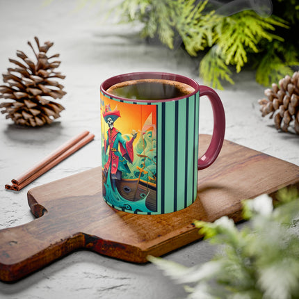 Skeleton Crew of the Misty Seas Colorful Mugs (11oz, 15oz)