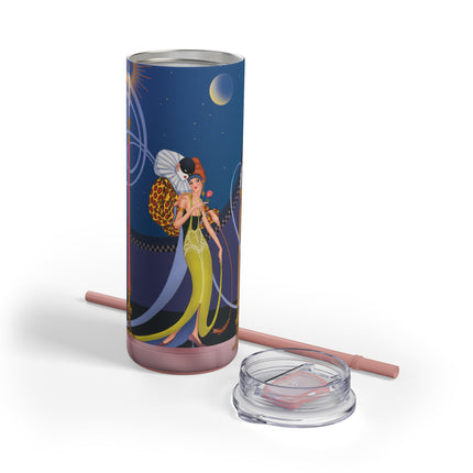 Moonlit Serenade Skinny Matte Tumbler, 20oz