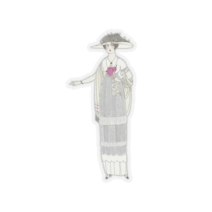Robe de linon (Linen Dress) by Charles Martin Kiss-Cut Stickers (4 Sizes)