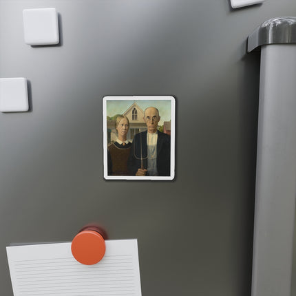 American Gothic by Grant Wood Die-Cut Magnets (5 Sizes)