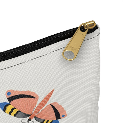 Woodpecker & Tulip Accessory Pouch – Vibrant Energy & Cheerful Charm