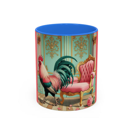 The Salon Rooster Colorful Mugs (11oz, 15oz)