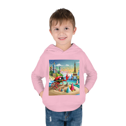 Crab Architect Toddler Pullover Fleece Hoodie