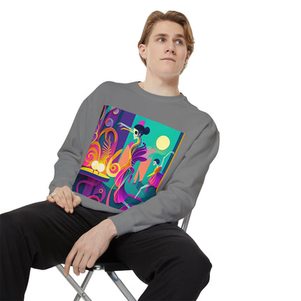 Dance of the Skeleton Ballerinas Unisex Garment-Dyed Sweatshirt