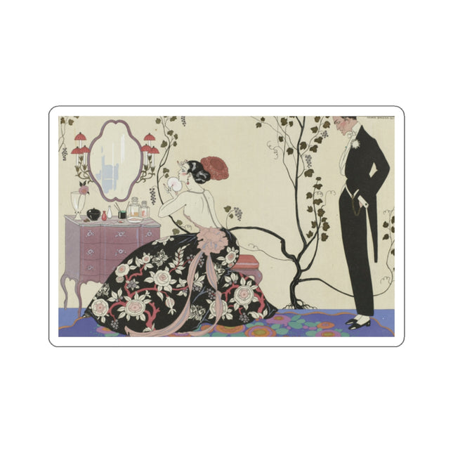 Le Grand Décolletage by George Barbier Kiss-Cut Stickers (4 Sizes)