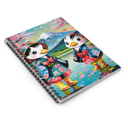 Rainy Day Ducks Spiral Notebook - Ruled Line