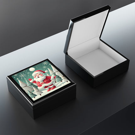 Santa's Joyful Night Jewelry Box