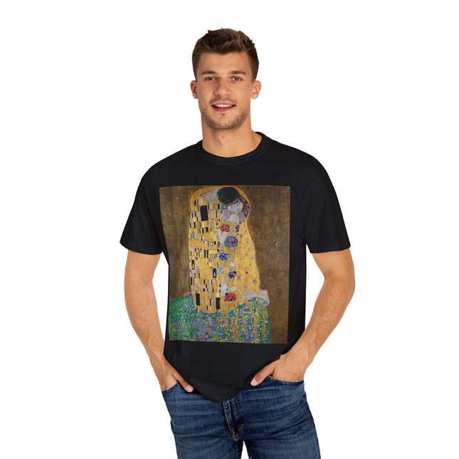The Kiss by Gustav Klimt Unisex Garment-Dyed T-shirt