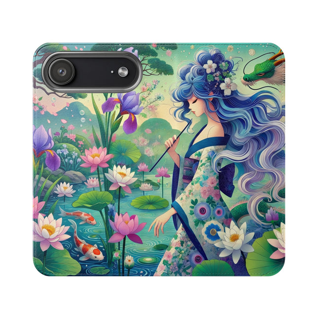 Fairy of the Koi Pond Flip Case – Mystical Harmony & Pond Enchantment
