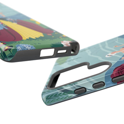 🌹🌿 The Willow Garden Promenade Phone Case – Art Deco Floral Elegance