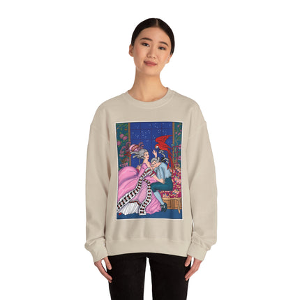 The Jealous Parrot by George Barbier Heavy Blend™ Crewneck Sweatshirt