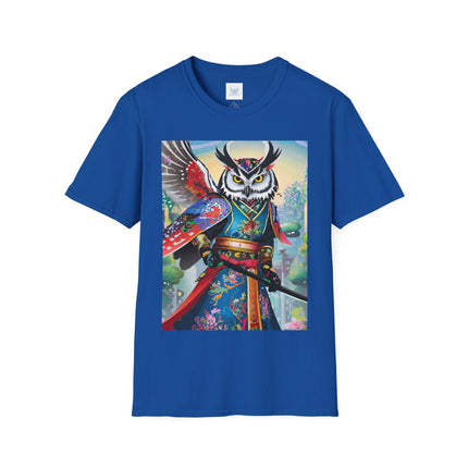 Cyberpunk Samurai Owl Softstyle T-Shirt