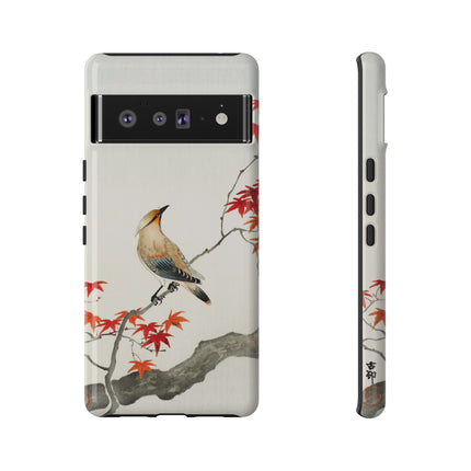 Japanese Bird on Maple by Ohara Koson Phone Cases