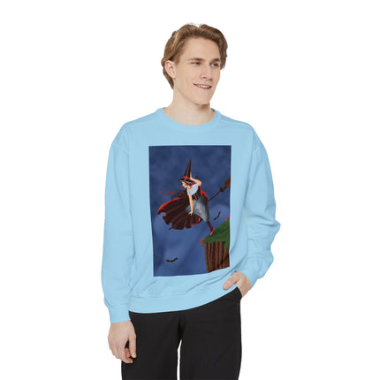 The Enchanted Witch Unisex Garment-Dyed Sweatshirt