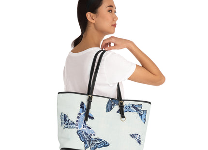 Japanese Butterfly by Kamisaka Sekka PU Leather Shoulder Bag