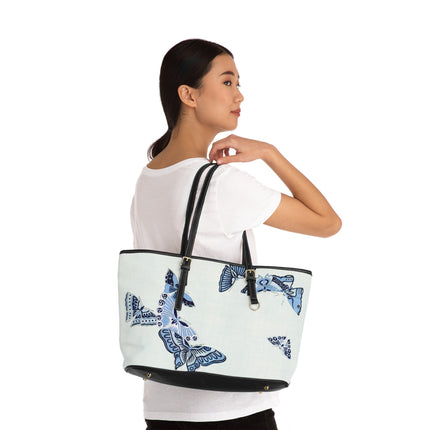 Japanese Butterfly by Kamisaka Sekka PU Leather Shoulder Bag