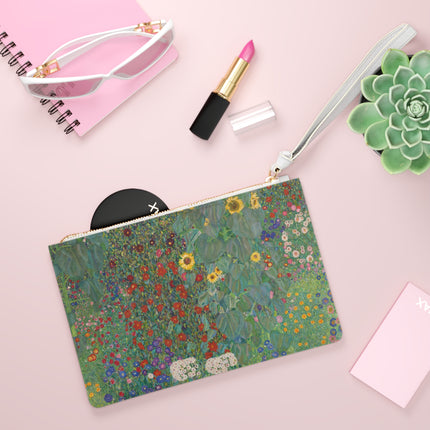 Farm Garden With Sunflowers Clutch Bag