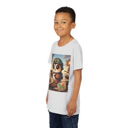 Owl on the Front Lines Youth Short Sleeve Tee