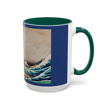 The Great Wave off Kanagawa by Katsushika Hokusai Colorful Mugs (11oz, 15oz)