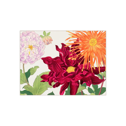 Dahlia by Tanigami Kônan Ceramic Tile