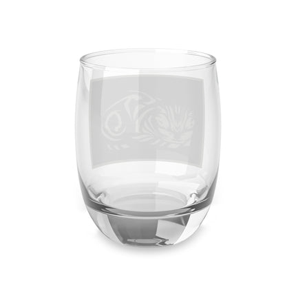 December (Cat Lying) by Anna Julia de Graag Whiskey Glass