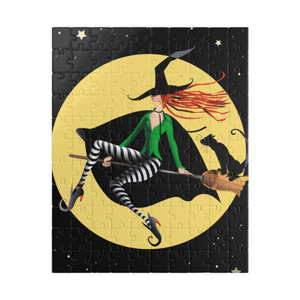 A Witch’s Moonlit Flight Puzzle (110, 252, 520, 1014-piece)