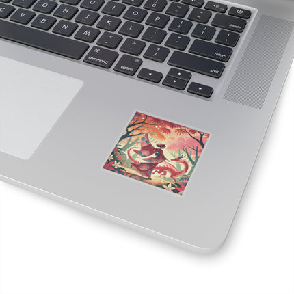 The Dragon Fairy’s Dance Kiss-Cut Stickers (4 Sizes)
