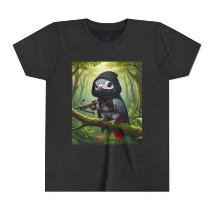 The African Grey Sentinel Youth Short Sleeve Tee