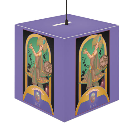October & Opal, Tourmaline Zodiac Light Cube Lamp