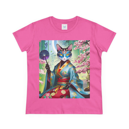 Cyberpunk Geisha Cotton Tee