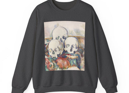 The Three Skulls by Paul Cézanne Unisex Heavy Blend™ Crewneck Sweatshirt