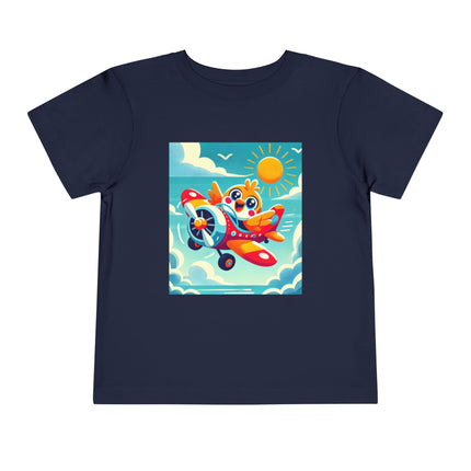 Joyful Bird Aviator Toddler Short Sleeve Tee