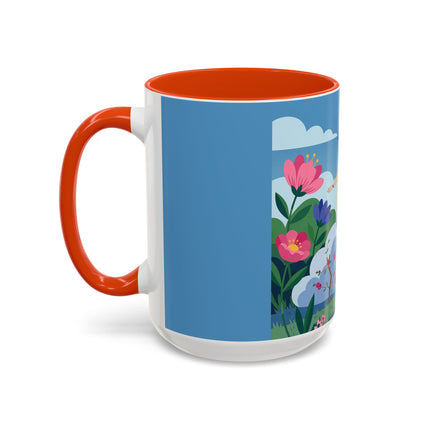 Garden Of New Beginnings Colorful Mugs – Art Deco Floral Elegance