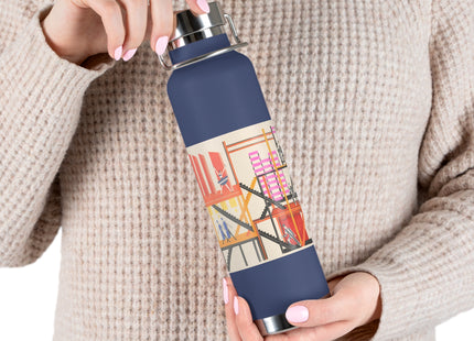 Maquettes de Théatre 4 by Alexandra Exter Copper Vacuum Insulated Bottle, 22oz