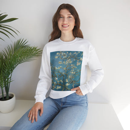 Almond Blossom by Vincent van Gogh Heavy Blend™ Crewneck Sweatshirt